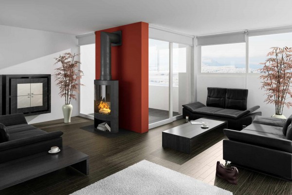 Poêle à bois à Saint-Ferréol-d'Auroure 